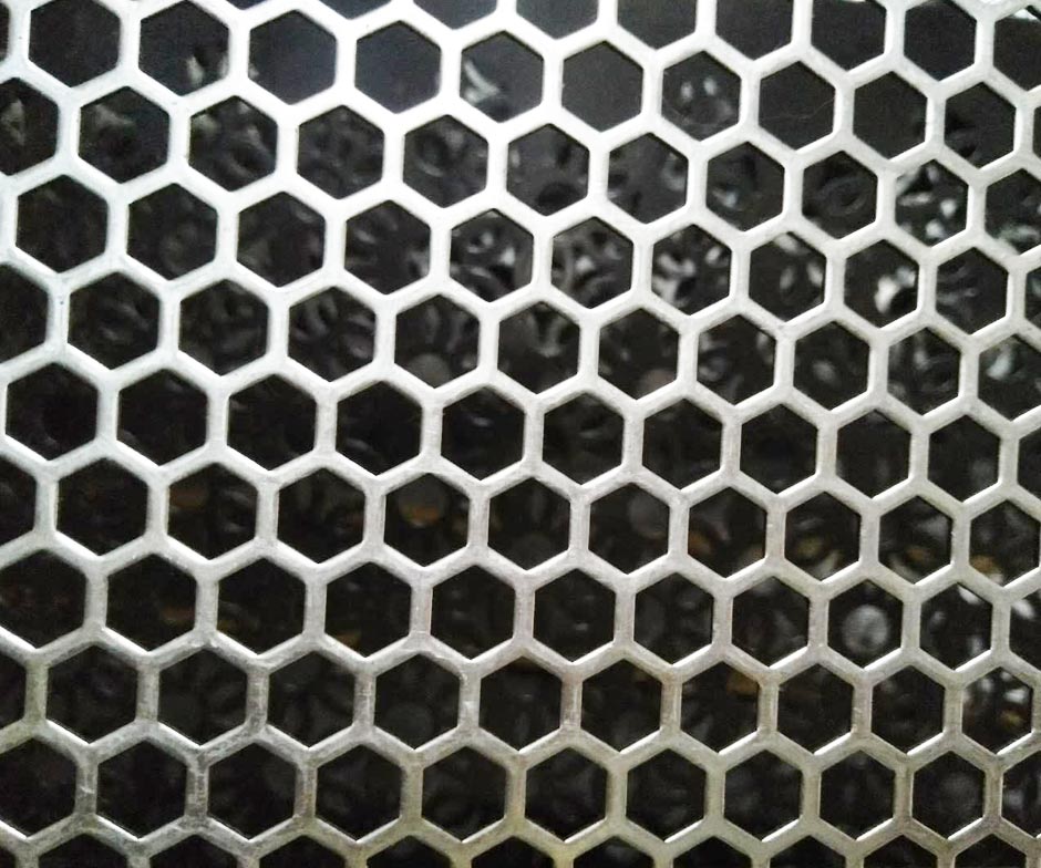 Hexagonal Hole Perforated Metal