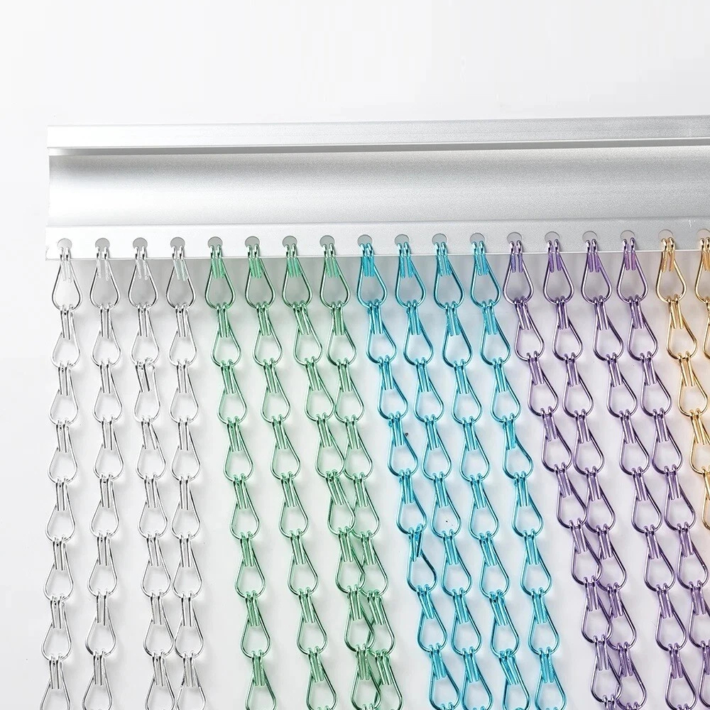 Aluminum Double Hook Metal Chain Curtains